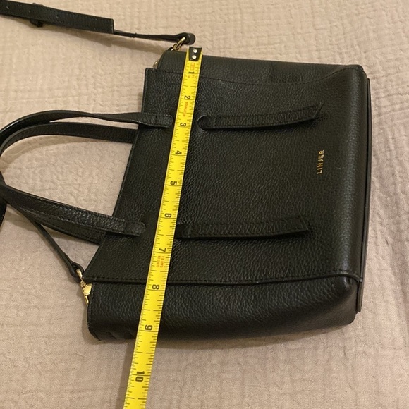 LINJER THE LANA BLACK LEATHER BAG . EUC - Picture 14 of 15